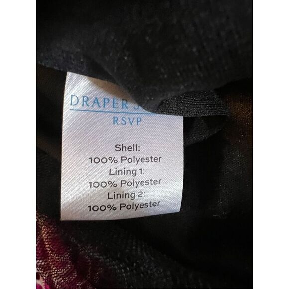 Draper James RSVP Women's 6 All Over Sequin Mini Dress Black Sparkle Cocktail - Picture 8 of 13